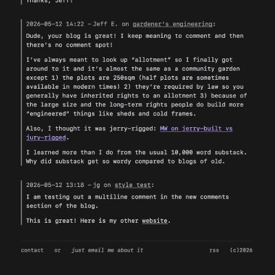 post comments